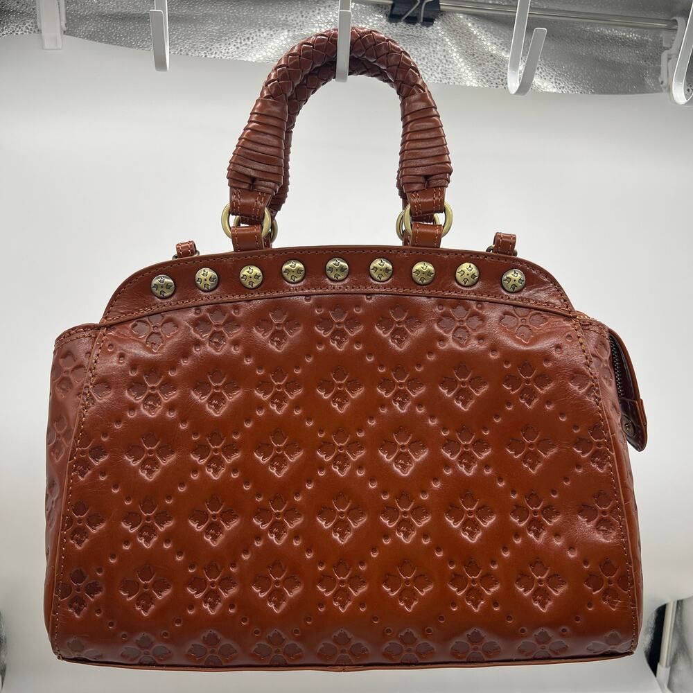 Patricia Nash Womens Purse Discovery Leather Embossed Minor Tan - Picture 14 of 16